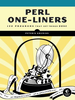 cover image of Perl One-Liners